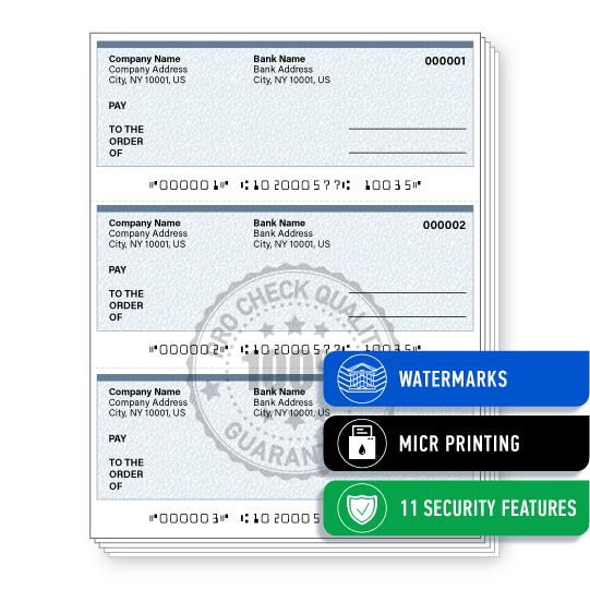Three Per Page Checks checkflostore