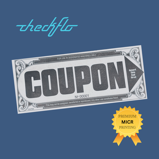 MICR Printed Coupons: Premium Quality, Customizable & Cost-Efficient by Checkflo